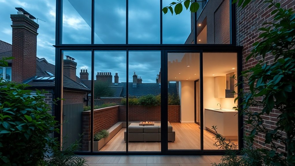 Glass Extension Walls Tring