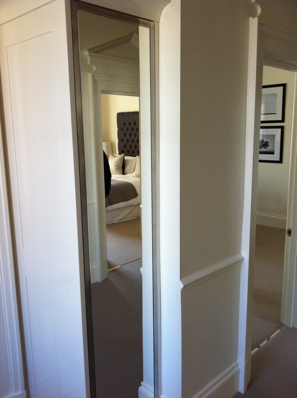 Full-length wardrobe mirror fitted in Tring home